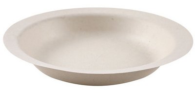 Coupelle en canne à sucre, rond, 400 ml, naturel