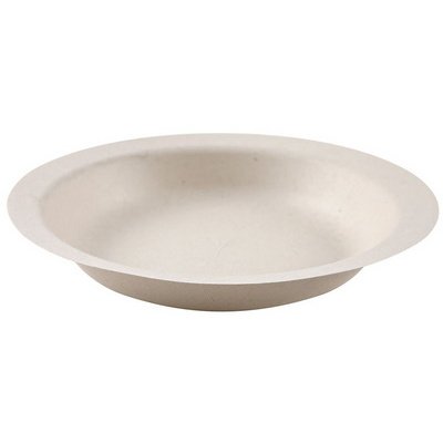 Coupelle en canne à sucre, rond, 400 ml, naturel
