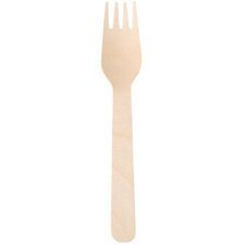 Fourchette en bois ciré, longueur: 160 mm