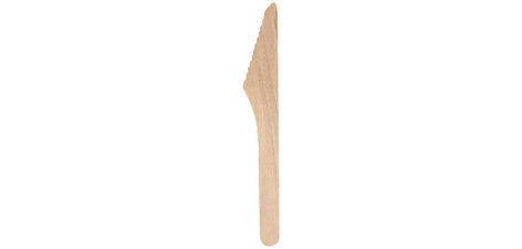 Couteau en bois ciré, longueur: 165 mm