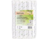 Paille en papier CLASSIC, 197 mm, noir