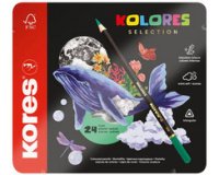 Crayon de couleur 'KOLORES SELECTION', étui de 24