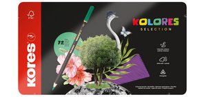 Crayon de couleur 'KOLORES SELECTION', étui de 72