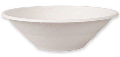 Saladier en canne à sucre, rond, 900 ml, blanc