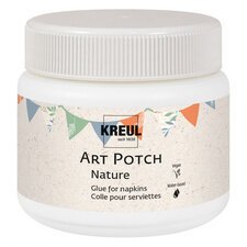 Colle & vernis pour serviettes ART POTCH Nature 150 ml