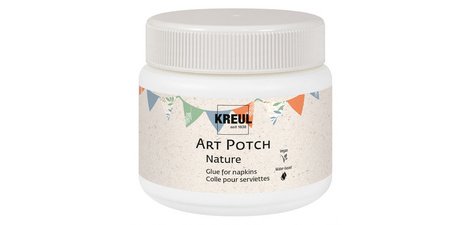 Colle & vernis pour serviettes ART POTCH Nature 150 ml