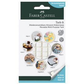 FABER-CASTELL Pastille adhésive Tack-It, enlevable, blanc