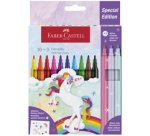 FABER-CASTELL Feutre licorne, étui carton 18+6