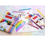 FABER-CASTELL Feutre licorne, étui carton 18+6