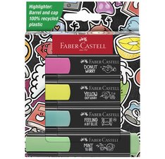 FABER-CASTELL Surligneur TEXTLINER 46 GRAFFITI, étui de 8
