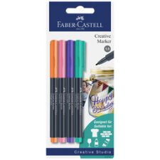 FABER-CASTELL Creative Marker, blister de 4