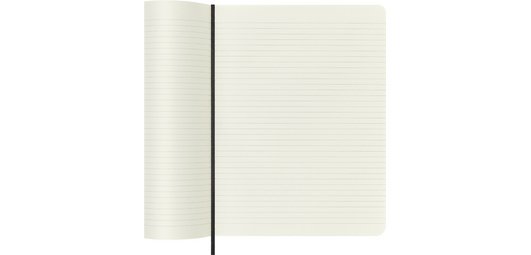 MOLESKINE Soft Notebook, XL/A4, Plain, Black