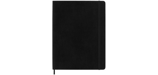 MOLESKINE Carnet souple, XL, quadrillé, noir