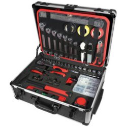 Toolbox, 211 pieces, in aluminum case