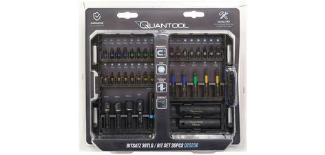 Jeu d'embouts, 36 pièces, dans une boîte plastique