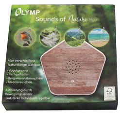 Boîte à gazouillis Sounds of Nature, 4 sons, blanc