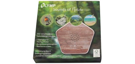 Boîte à gazouillis Sounds of Nature, 4 sons, blanc