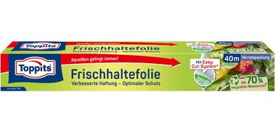 Lebensmittelfolie aus PVC, Breite 30 cm - Rolle 40 m