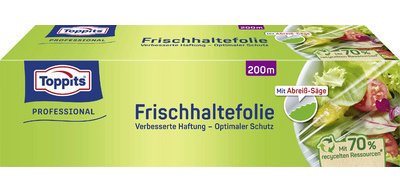 Film alimentaire étirable PVC Professional, largeur 29,5 cm - Rouleau de 200 m