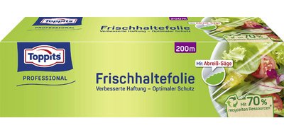 Film alimentaire étirable PVC Professional, largeur 29,5 cm - Rouleau de 200 m