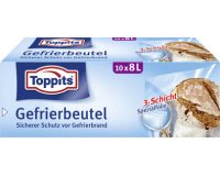 Sachet de congélation, 10 x 8 litres, 340 x 500 mm