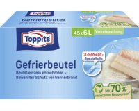 Sachet de congélation, 45 x 6 litres, 290 x 410 mm