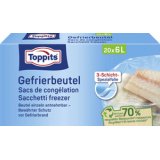 Diepvrieszakjes, 20 x 6 liter, 290 x 410 mm