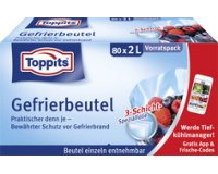 Sachet de congélation avec fond solide