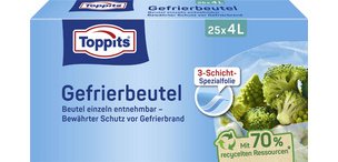 Freezer bag, 25 x 4 liters, 250 x 340 mm