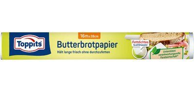 Parchment paper for sandwiches, width 28 cm - Roll of 16 m