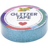 Ruban adhésif décoratif Glitzer-Tape, turquoise