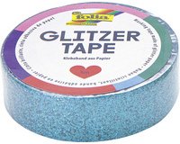 Ruban adhésif décoratif Glitzer-Tape, turquoise
