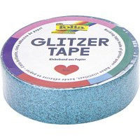 Ruban adhésif décoratif Glitzer-Tape, turquoise