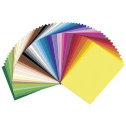 Gekleurd papier, speciale uitvoering 50, (B)500x(H)700mm