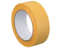 Ruban de plâtrage PVC rainuré, 50 mm x 33 m, jaune
