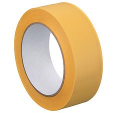 Ruban de plâtrage PVC rainuré, 38 mm x 33 m, jaune
