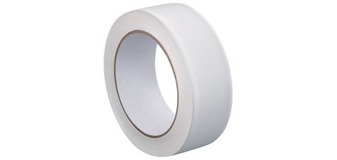 Ruban de plâtrage PVC rainuré, 50 mm x 33 m, blanc