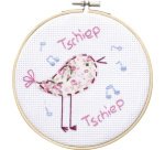 Toile Aïda, 500 x 490 mm, blanc