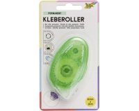 Roller de colle réutilisable, 8 mm x 10 m, permanent
