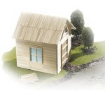 Bâtonnet de bricolage, format allumette, naturel