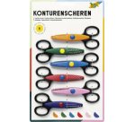 Set de ciseaux cranteurs, 6 pièces, assorti