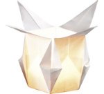 Papier origami pour photophore, 300 x 300 mm, blanc