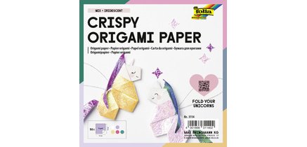 Feuille à plier Crispy Origami Paper, gaufrage points
