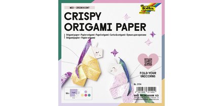 Feuille à plier Crispy Origami Paper points & cristaux