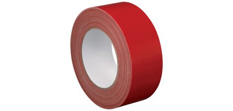 Ruban toile Profi, extra épais, 50 mm x 25 m, rouge