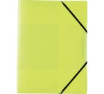 Chemise à élastique FLUO, PP, A4, assorti