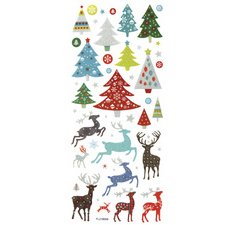 De_sticker scintillant de noel christmas