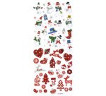 Sticker scintillant de Noël CHRISTMAS