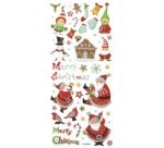 Sticker scintillant de Noël CHRISTMAS