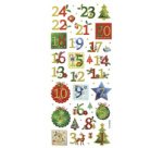 Sticker scintillant de Noël CHRISTMAS